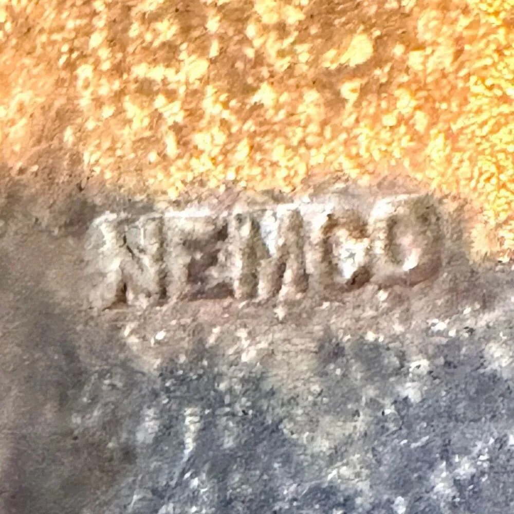 NEMCO Sculptural Silver Tone Statement Ring with Blue Cabochons